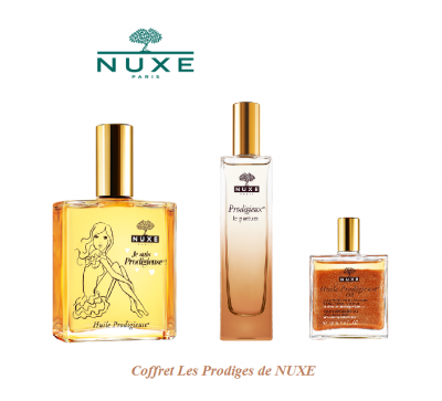 Le Coffret cadeau d'exception Les Prodiges de Nuxe !