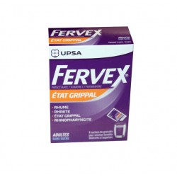 FERVEX ADULTE SANS SUCRE 8 SACHETS UPSA