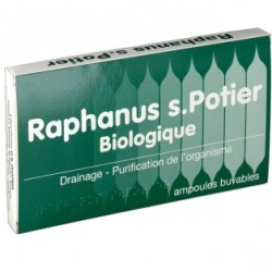 DRAINAGE HEPATIQUE 12 AMPOULES BUVABLES RAPHANUS S POTIER