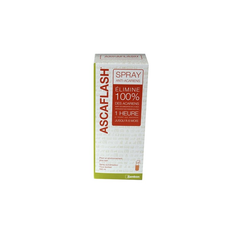 ASCAFLASH SPRAY ANTI ACARIENS 500ML ZAMBON ASCAFLASH SPRAY ANTI ACARIENS 500ML ZAMBON