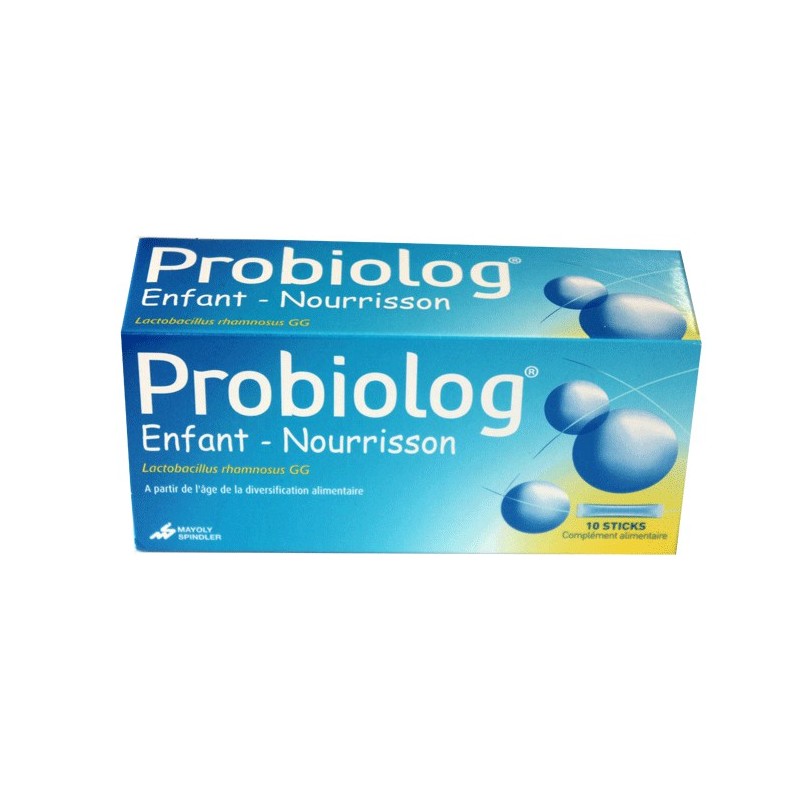 PROBIOLOG ENFANT NOURRISSON 10 STICKS MAYOLI SPINDLER