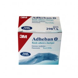 ADHEBAN PLUS BANDE ADHESIVE ELASTIQUE 3cm X 2.5cm 3M