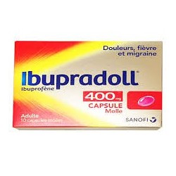 IBUPRADOLL 400MG CAPSULES MOLLES SANOFI