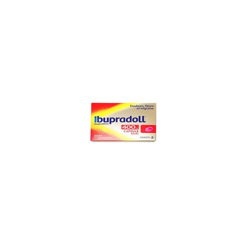 IBUPRADOLL 400MG CAPSULES MOLLES SANOFI