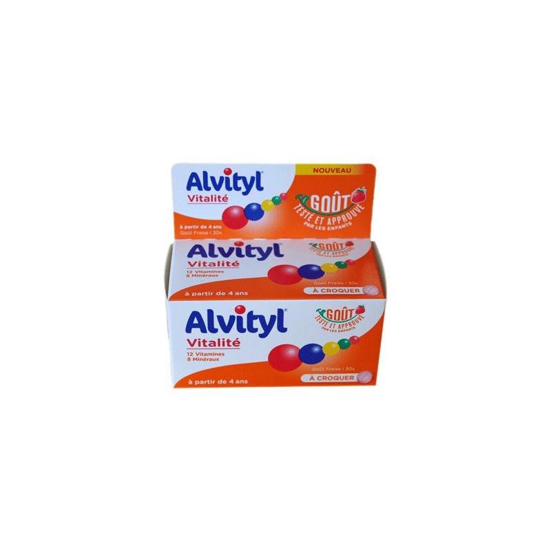 ALVITYL VITALITE 30 COMPRIMES URGO