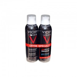 MOUSSE DE RASAGE  ANTI IRRITATIONS LOT DE 2 X 200ML  VICHY HOMME