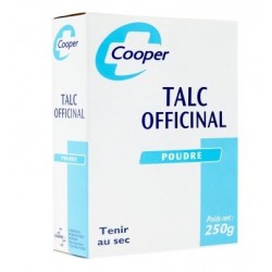 TALC OFFICINAL POUDRE 250G COOPER