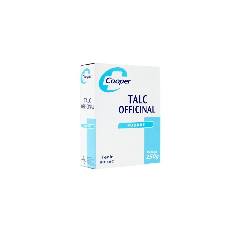 TALC OFFICINAL POUDRE 250G COOPER