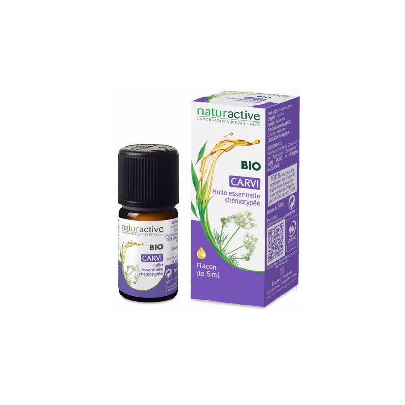 HUILE ESSSENTIELLE BIO CARVI 5ML NATURACTIVE HUILE ESSSENTIELLE BIO CARVI 5ML NATURACTIVE