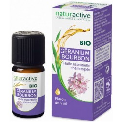 HUILE ESSENTIELLE BIO GERANIUM BOURBON NATURACTIVE