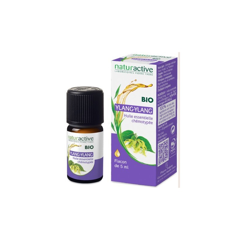 HUILE ESSENTIELLE YLANG YLANG BIO 5ML NATURACTIVE