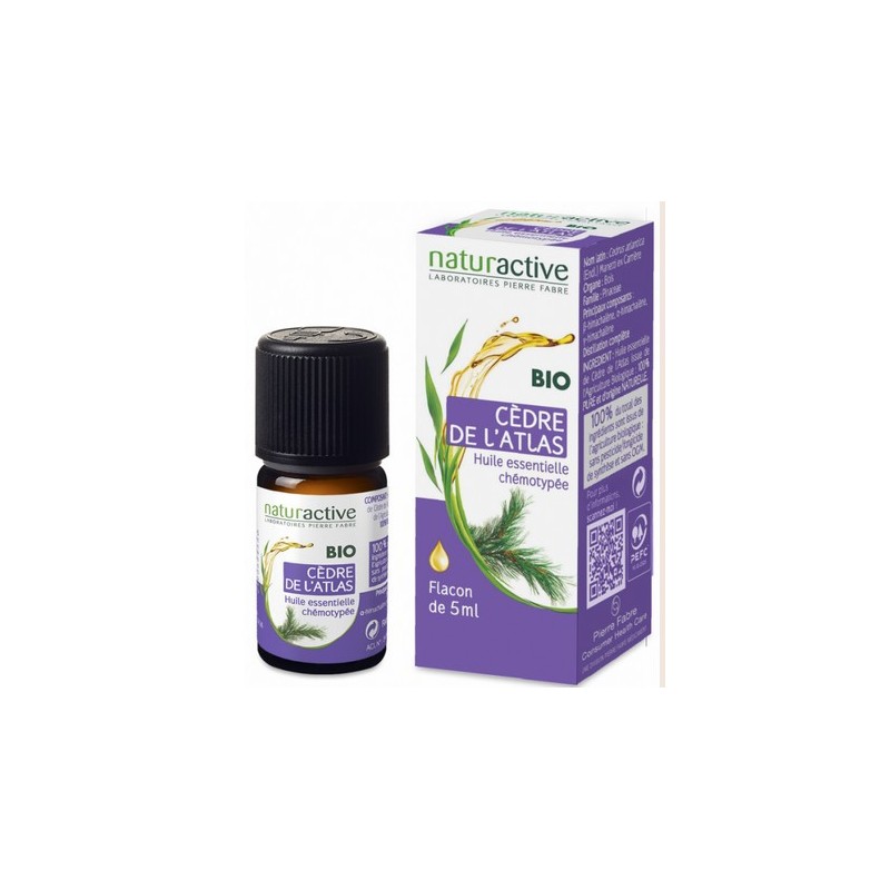 HUILE ESSENTIELLE CEDRE DE L'ATLAS BIO 5ML NATURACTIVE HUILE ESSENTIELLE CEDRE DE L'ATLAS BIO 5ML NATURACTIVE