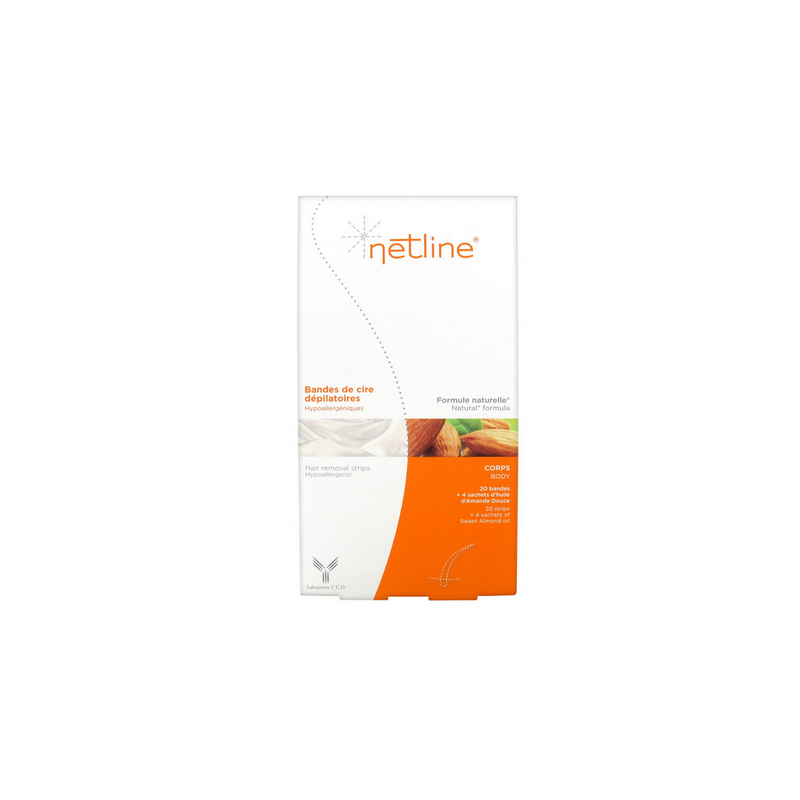 BANDES DE CIRE DEPILATOIRES HYPOALLERGENIQUES NETLINE BANDES DE CIRE DEPILATOIRES HYPOALLERGENIQUES NETLINE