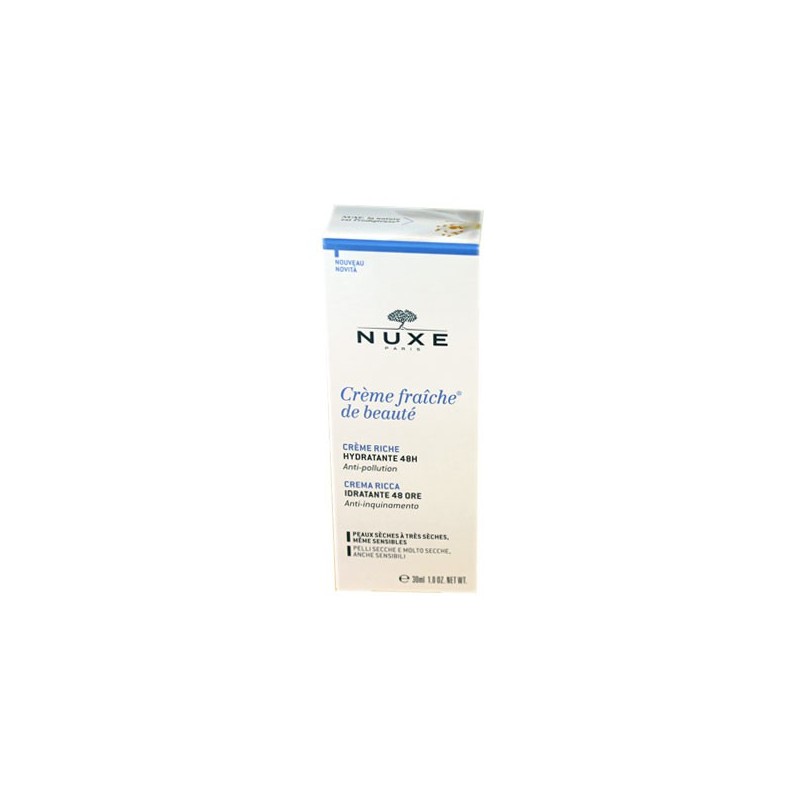 CREME FRAICHE DE BEAUTE RICHE HYDRATANTE 48H NUXE