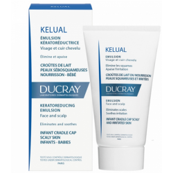 Ducray Kelual Émulsion Visage Et Cuir Chevelu Croûtes De Lait Du Nourrisson  Tube 50ml