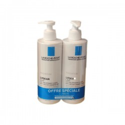 LIPIKAR LAIT RELIPIDANT POMPE LOT DE 2 X 400 ML LA ROCHE POSAY 