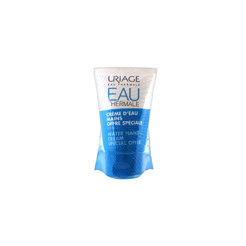 EAU THERMALE CREME D'EAU MAINS LOT DE 2X50ML URIAGE EAU THERMALE CREME D'EAU MAINS LOT DE 2X50ML URIAGE