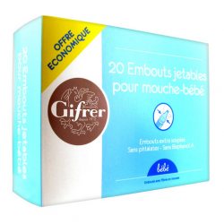 EMBOUTS JETABLES MOUCHE BEBE X20 OFFRE ECONOMIQUE GIFRER