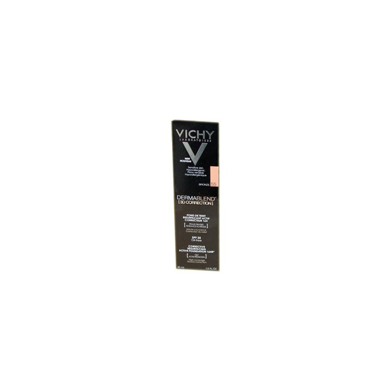 DERMABLEND 3D CORRECTION FOND DE TEINT 55 RESURFAÇANT ACTIF CORRECTEUR TEINTE BRONZE VICHY