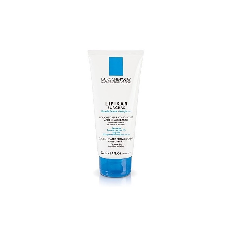 LIPIKAR SURGRAS DOUCHE CREME CONCENTREE LA ROCHE-POSAY 200ML/400ML