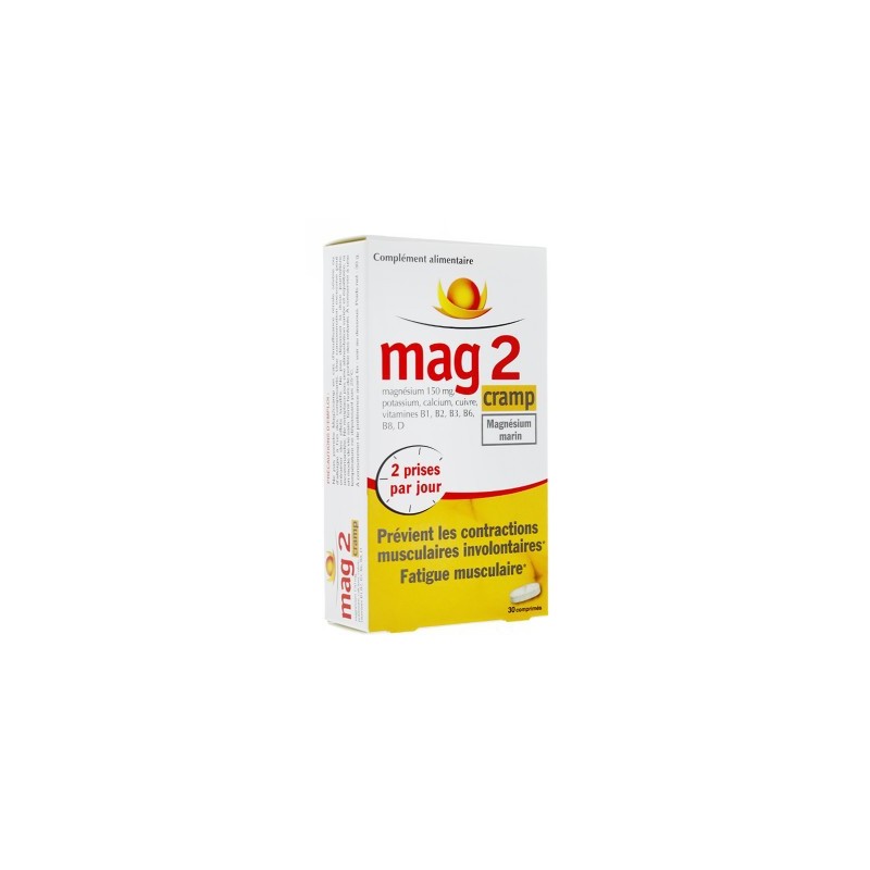 MAG 2 CRAMP MAGNESIUM MARIN 30 COMPRIMES COOPER