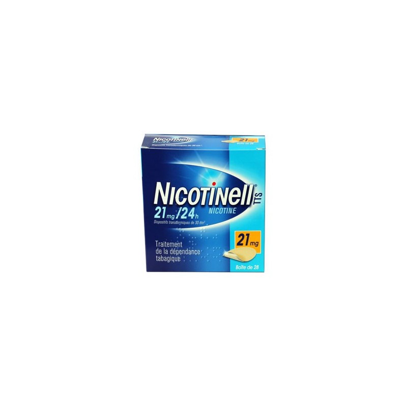 NICOTINELL TTS 21MG/24H  BOITE DE 7 PATCHS NOVARTIS