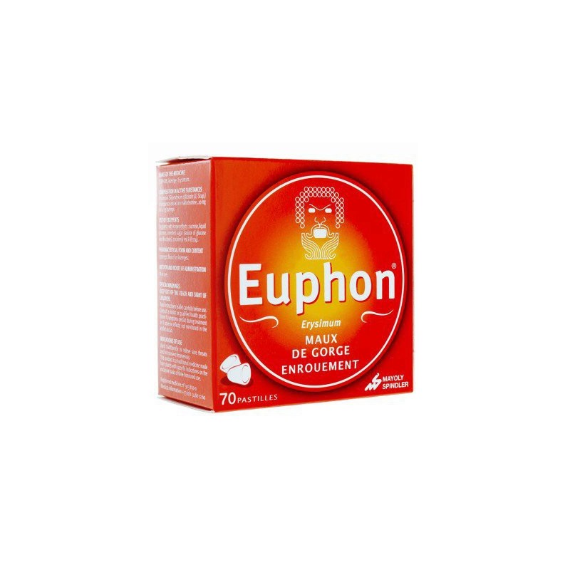 EUPHON ENROUEMENT 70 PASTILLES MAYOLY SPINDLER