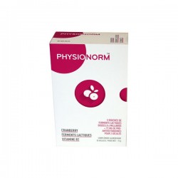 PHYSIONORM CRANBERRY FERMENTS LACTIQUES VITAMINE B2 30 GELULES LABORATOIRE IMMUBIO