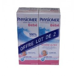 PHYSIOMER BEBE HYGIENE DU NEZ LOT DE 2X115ML SANOFI