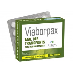 VIABORPAX MAL DES TRANSPORTS - MONTAGNE 40 COMPRIMES LEHNING