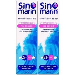 SINOMARIN HYPERTONIQUE NOURRISSONS/ENFANTS LOT DE 2X100ML OMEGA PHARMA 