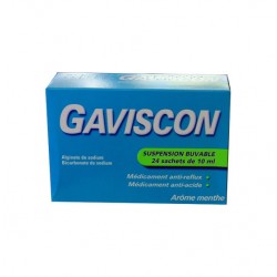 GAVISCON MENTHE SUSPENSION BUVABLE 24 SACHETS 