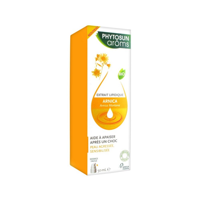 ARNICA EXTRAIT LIPIDIQUE BIO 50ML PHYTOSUN AROMS ARNICA EXTRAIT LIPIDIQUE BIO 50ML PHYTOSUN AROMS