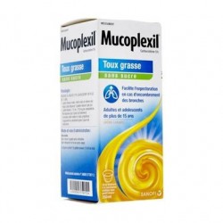 MUCOPLEXIL TOUX GRASSE SANS SUCRE 250ML SANOFI