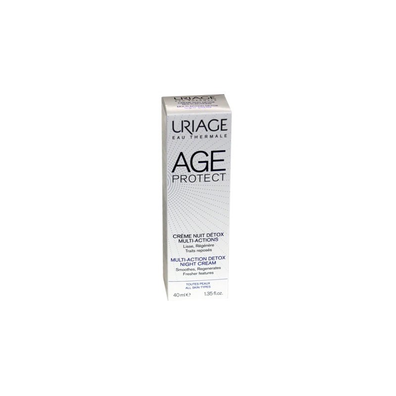AGE PROTECT CREME NUIT DETOX MULTI ACTIONS 40ML URIAGE
