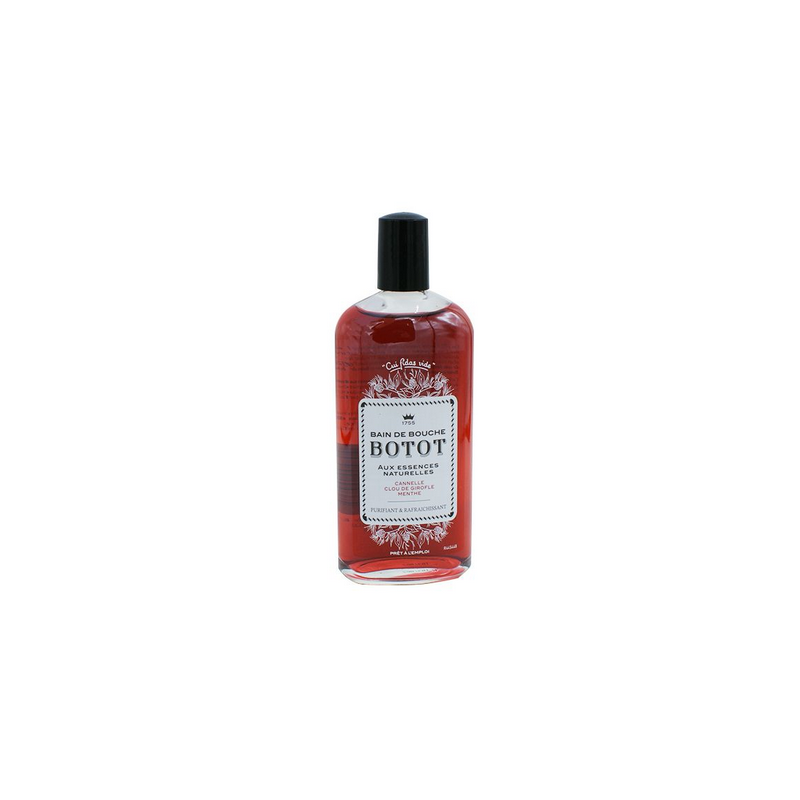 BAIN DE BOUCHE CANNELLE CLOU DE GIROFLE MENTHE 250ML BOTOT BAIN DE BOUCHE CANNELLE CLOU DE GIROFLE MENTHE 250ML BOTOT