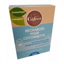 RECHARGE POUR COTONETTES BEBE X5 GIFRER