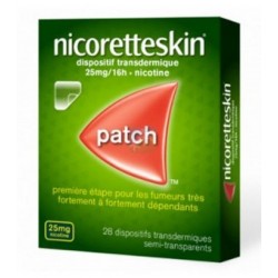 NICORETTE SKIN  PATCH ETAPE 1 / 25MG x 28 JOHNSON & JOHNSON