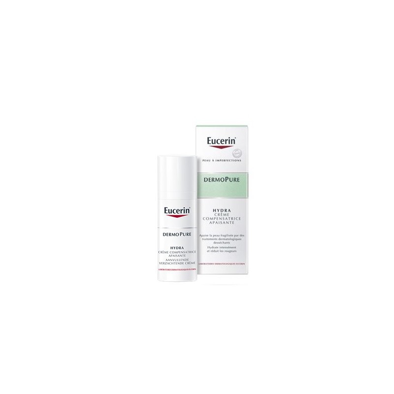 DERMOPURE HYDRA CREME COMPENSATRICE APAISANTE 50ML EUCERIN 