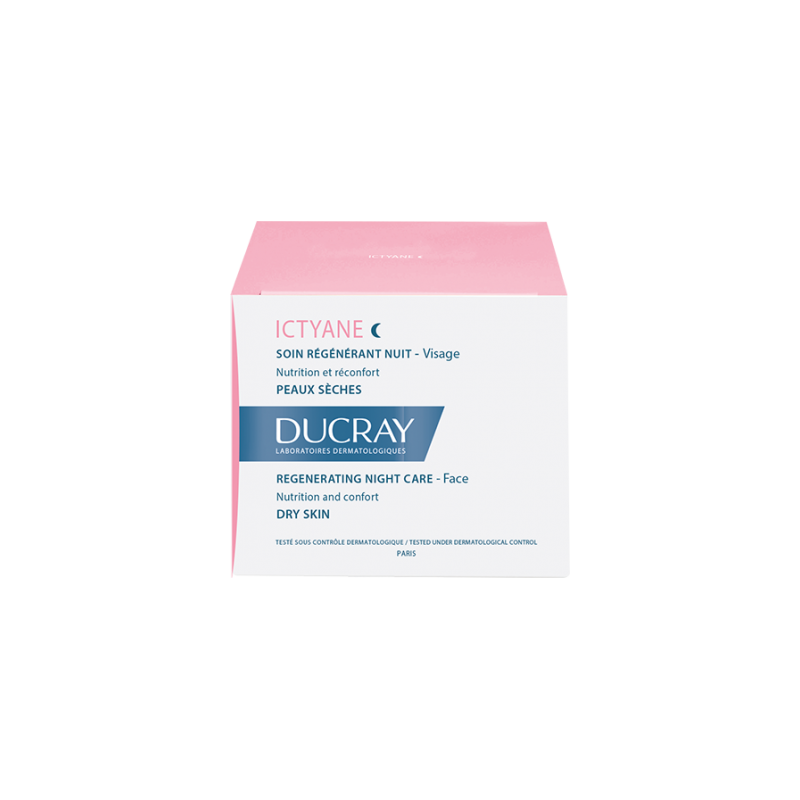  ICTYANE SOIN REGENERANT NUIT VISAGE PEAUX SECHES 50ML DUCRAY