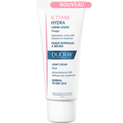 ICTYANE HYDRA CREME LEGERE VISAGE PEAUX NORMALES à SECHES 40ML DUCRAY