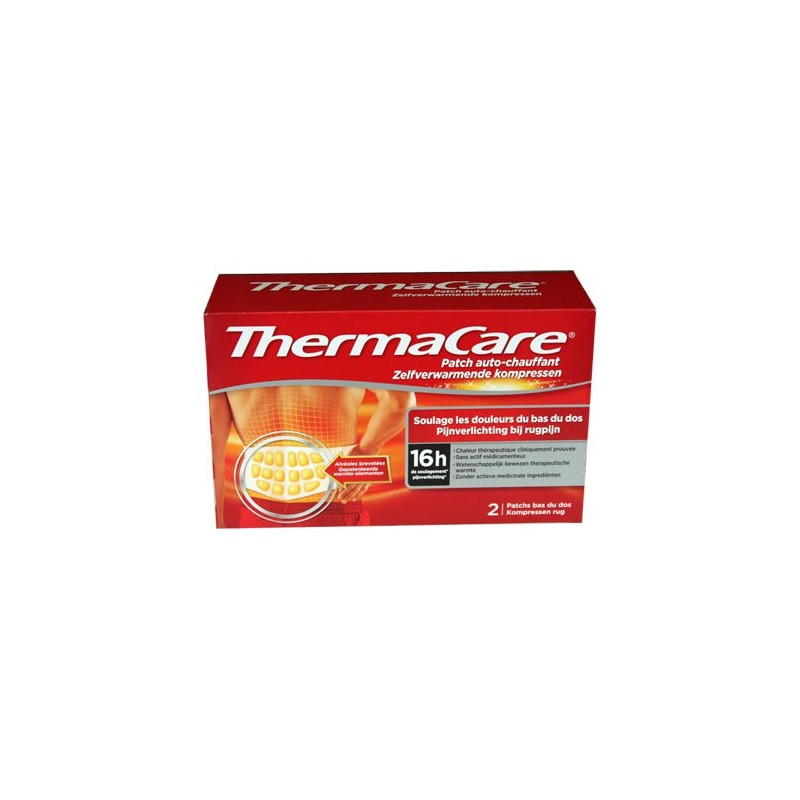 THERMACARE PATCH AUTO-CHAUFFANT 16H BAS DU DOS X2 PFIZER