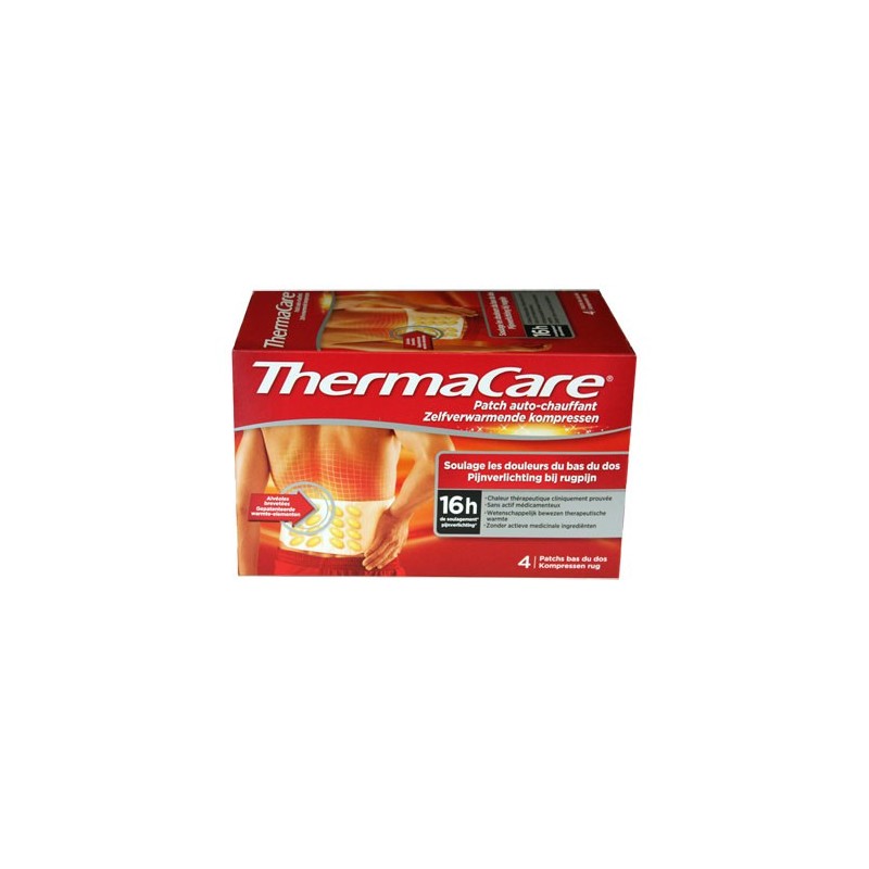 THERMACARE PATCH AUTO-CHAUFFANT 16H BAS DU DOS X 4 PFIZER