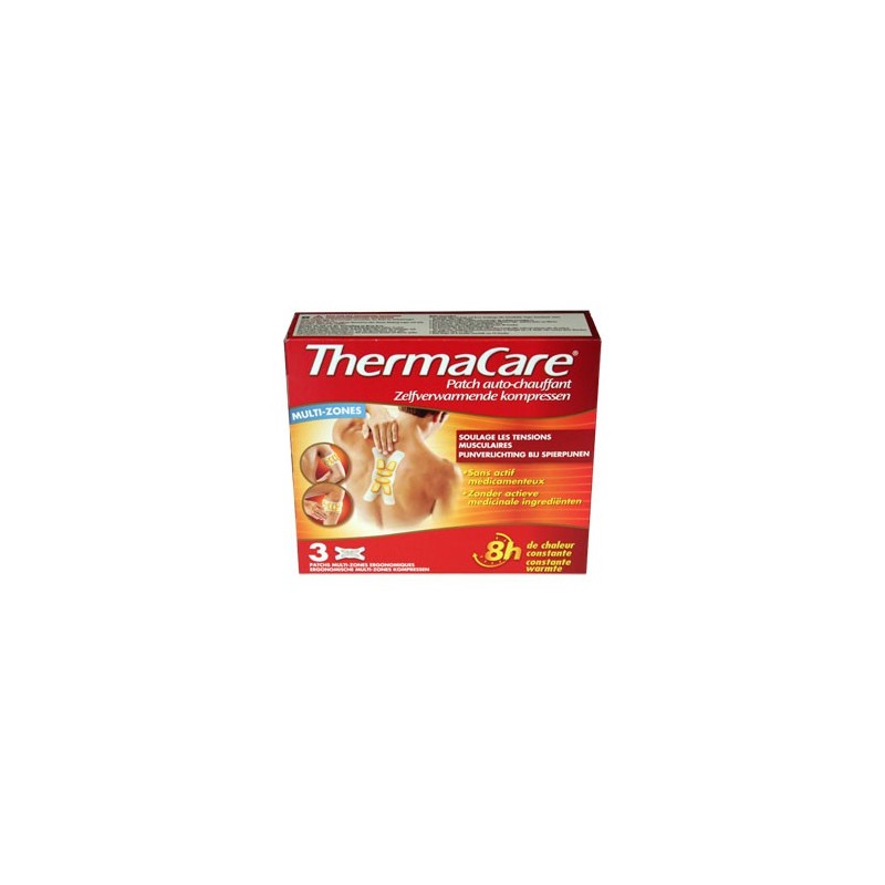 THERMACARE PATCH AUTO-CHAUFFANT 8H MULTI ZONES X3 PFIZER