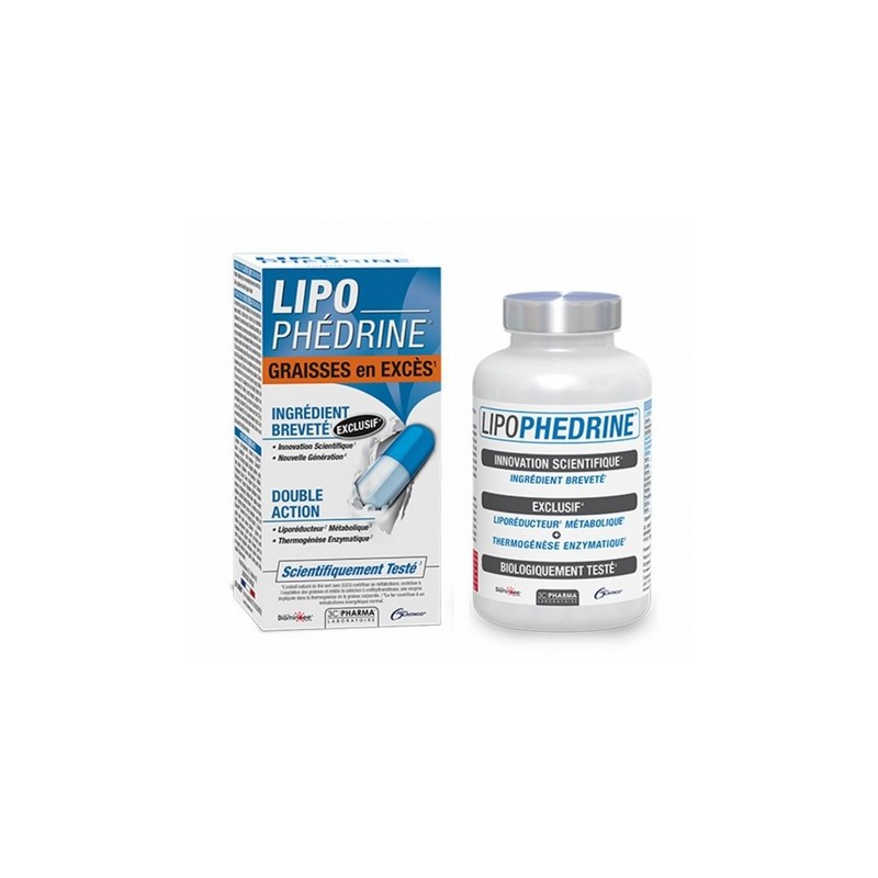 LIPOPHEDRINE GRAISSE EN EXCES 80 GELULES 3C PHARMA