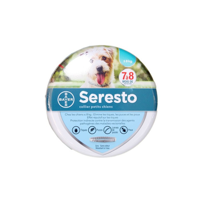 SERESTO COLLIER CHIENS 38 cm BAYER 