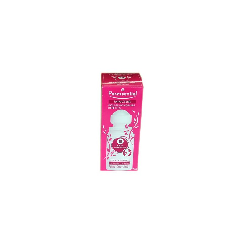ROLLER MINCEUR RONDEURS REBELLES AUX 18 HUILES ESSENTIELLES 75ml PURESSENTIEL ROLLER MINCEUR RONDEURS REBELLES AUX 18 HUILES ESSENTIELLES 75ml PURESSENTIEL