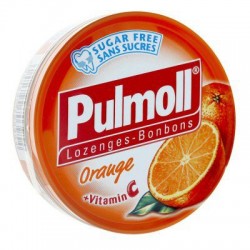 PULMOLL ORANGE + VITAMINE C PASTILLES SANS SUCRE 45G