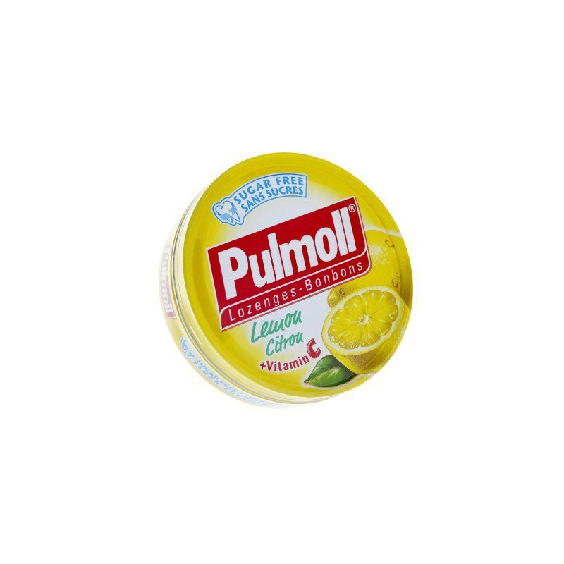 PULMOLL CITRON + VITAMINE C PASTILLES SANS SUCRE 45G