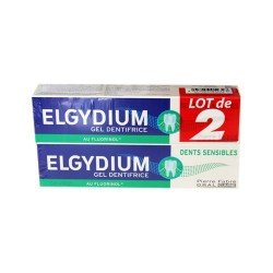 GEL DENTIFRICE DENTS SENSIBLES LOT DE 2 X 75ML ELGYDIUM